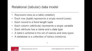 IAT814 Lecture 2.3 Simple Data Models