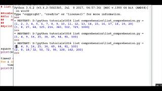 Python tutorial in Hindi 73 : List comprehension part 1