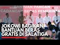 Jokowi Bagikan Bantuan Beras Gratis di Salatiga | IDX CHANNEL