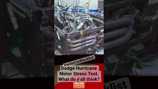 Dodge Hurricane Motor Stress Test 🤯 #dodge #hellcat #chiefdonutmaker #challenger #prestonpatterson