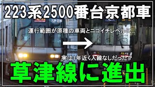 【名・迷列車で行こう】阪和線から京都にやってきた223系2500番台...ダイヤ改正で草津線に進出する！？【ゆっくり解説】【JR西日本】【ダイヤ改正】【速報】