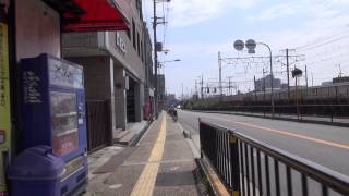 吹田市 JR吹田駅から阪急吹田駅まで歩き撮り(2013年)