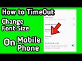 How to Change Font Size on Android Phone | Change Letter Size on Android Phone