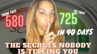 🤫 The Secret to increase your credit score to a 700 fast in 90 days!
