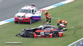 BIG MERCEDES AMG GT3 CRASH AT TT CIRCUIT ASSEN! 😳