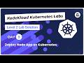Deploy Node App on Kubernetes