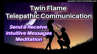 Twin Flame Meditation for Telepathic Communication 🔥👁🔥 w/ Energy Healing