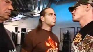 John Cena HBK And Mr McMahon Funny Backstage Moment