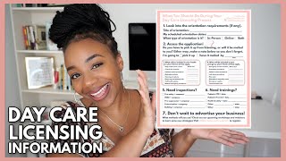 What You Should Do During Your Day Care Licensing Process | PLUS FREE WORKSHEET