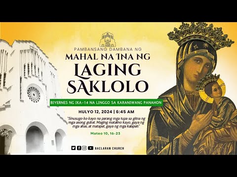 Baclaran Church: Biyernes ng Ika-14 na Linggo sa Karaniwang Panahon