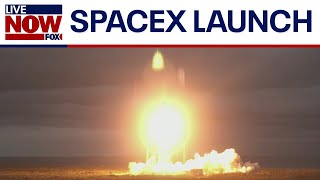 WATCH: SpaceX rocket lands on drone ship in Bahamas | LiveNOW from FOX