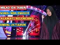 live opening kontes dangdut midang dalam rangka milad ke 104 tahun