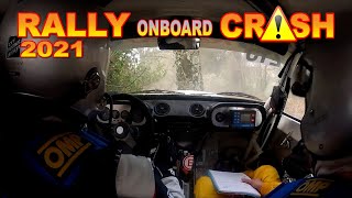 ONBOARD rally Crash  compilation 2021 by Chopito Rally Crash