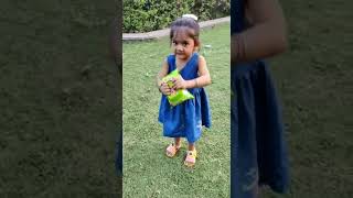 Baby Prisha trying to open chips Packet 🤣 Challenge for Prisha #Shorts