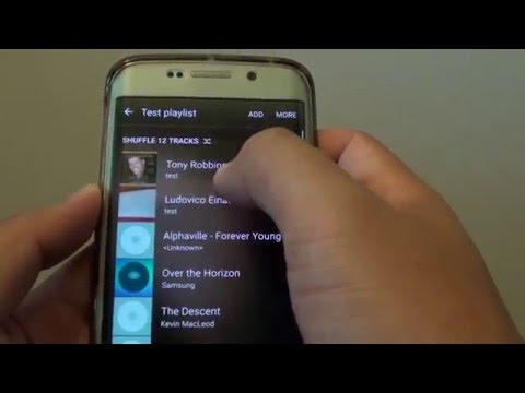 Samsung Galaxy S6 Edge: How to Add Cover Art to Music Playlist Samsung Galaxy S6 Edge: How to Add Cover Art to Music Playlist