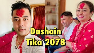 Dashain Tika 2078 || दसैं को टिका || Dashain Vlog