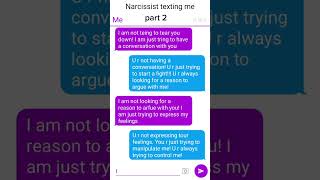 Narcissist Gaslight You in a Real Conversation  (Part 2)