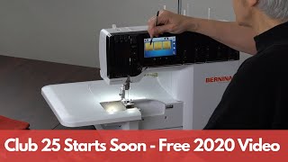 Bernina L890 Serger Feature Highlight From Club 2020 - Join our Club 2025!