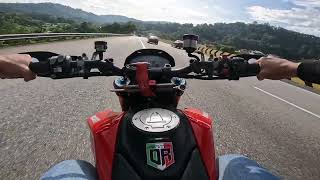 Test Tayar | Ducati Hypermotard Malaysia | Karak