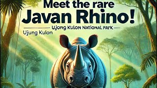 Meet the Rare Javan Rhino: Indonesia's Hidden Treasure!