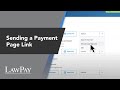 Sending a Payment Page Link