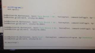 Raspberry Pi 2 - GPIO GUI Control