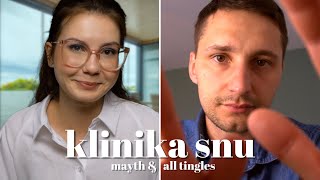 ASMR [PL] | KLINIKA SNU - TERAPIA | szept, szuranie, bardzo dużo wyzwalaczy | collab z asmr mayth