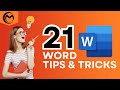 Top 21 Microsoft Word Tips & Tricks