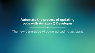 Upgrade a Java App with Amazon Q Developer Agent for Code Transformation  | Amazon Web Services