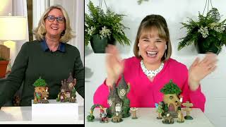 Marigold Miniature Whimsical Garden Decor Set on QVC