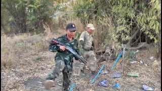 The Impact of War: 500lb Bombing by Burmese Airplane on KTLA Army in Karen State.