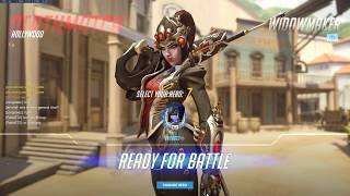 Overwatch Gameplay #1 - 8 Player FFA Deathmatch (Widowmaker & Hanzo)