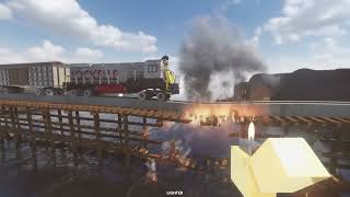 Plane Crash Causes HUGE Fire Rescue Mission - Teardown Mods Gameplay