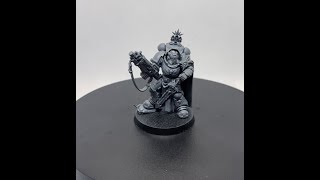 Warhammer 40k Captain with Master-crafted Heavy Bolt Rifle