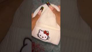 Hello kitty beanie #hellokitty #hellokittystuff #hellokittyaddict #hats