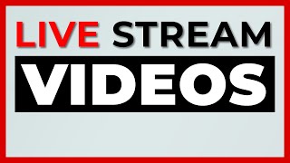 How to Live Stream pre-recorded videos on Facebook live and YouTube