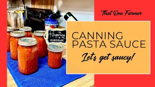 How to Can Pasta / Spaghetti Sauce - A Beginner’s Guide #canning