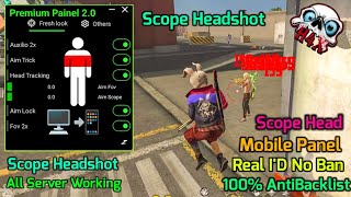 Scope Headshot Panel 🔥Free Fire Injector🔥Ob47 Free Fire Hack😈 OB47 FF panel Hack Mobile