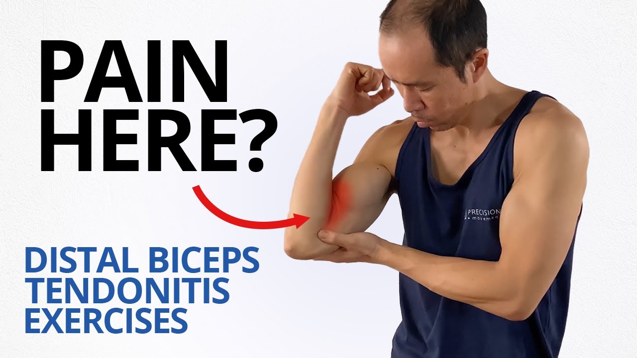 3 Exercises To Heal Distal Biceps Tendonitis Pain - YouTube