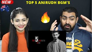 ANIRUDH TOP 5 MASS BGM Reaction | Best BGM Ringtones from Anirudh
