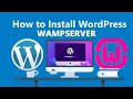 How to Install WordPress on Localhost/WampServer Step By Step.