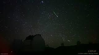 すばる-朝日星空カメラから　2021年9月6-7日 良い流星集 Meteors over Maunakea, Hawaii, 7 Sep, 2021 (UT)