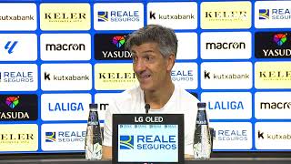 Rueda de prensa Real Sociedad vs RCD Espanyol