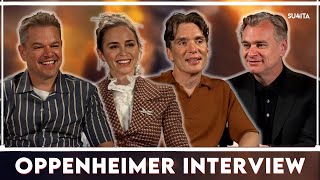 Oppenheimer Interview | Sucharita | Christopher Nolan, Cillian Murphy | Matt Damon, Emily Blunt