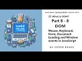 dom events javascript | dom events in js | dom manipulation and events in javascript | dom events