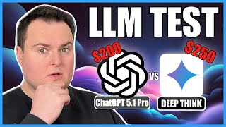 GPT-5.1 Pro vs Gemini 3 Deep Think – Head-to-Head Testing!