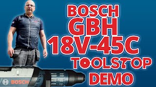 Bosch GBH 18V 45C Rotary Hammer Drill | Exclusive Toolstop Demo