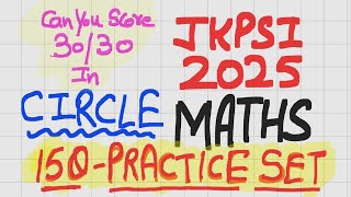 JKPSI CIRCLE Practice set-01 || ALL important types