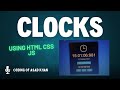 Create a Stunning Digital & Analog Clock with Stopwatch in JavaScript!