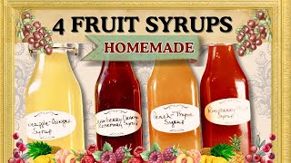 How To Make 4 Homemade Fruit Syrups | For Cocktails, Desserts & Gifts